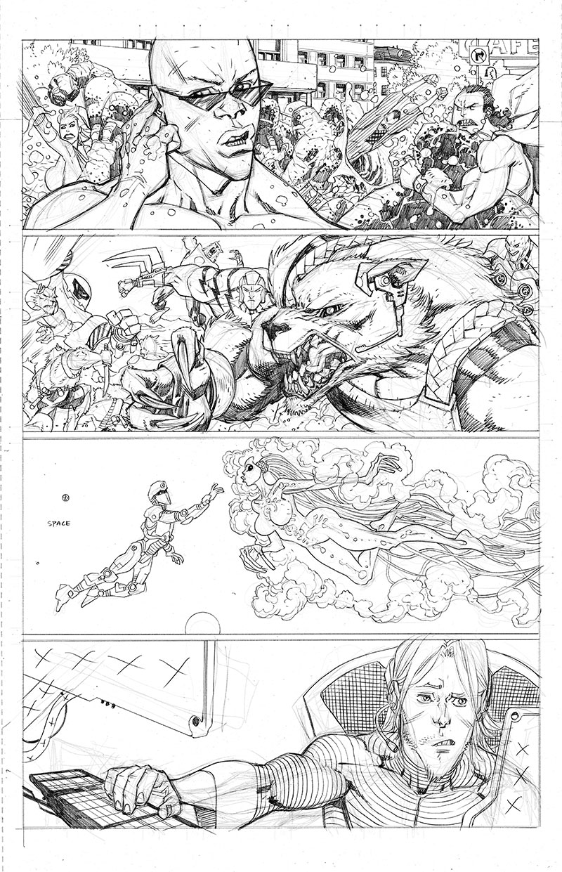 INVINCIBLE 94 page 2 pencils