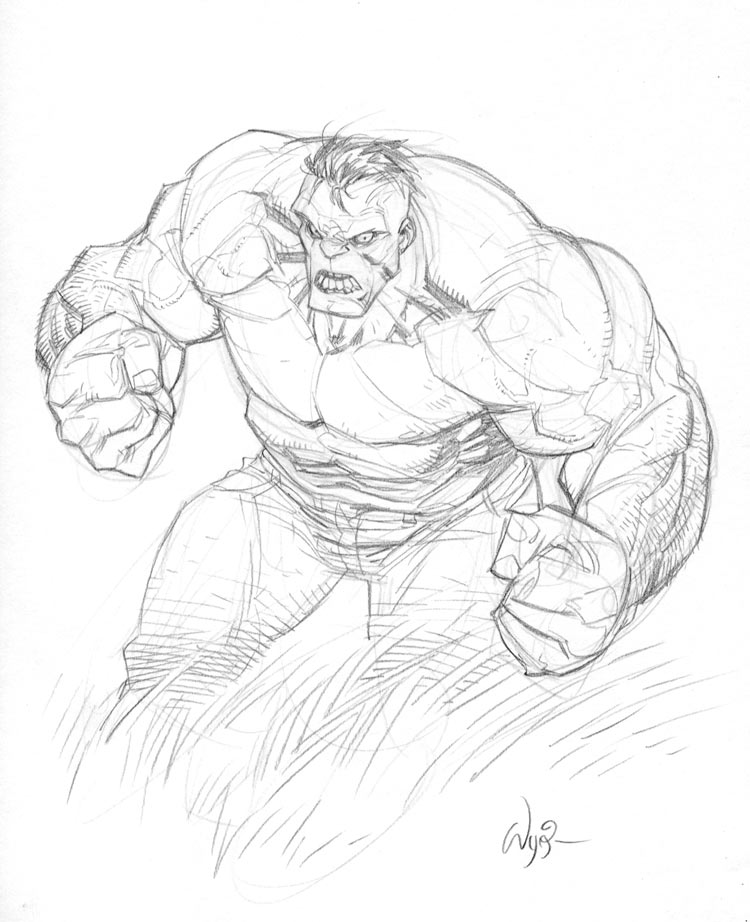 Hulk sketch by RyanOttley on DeviantArt