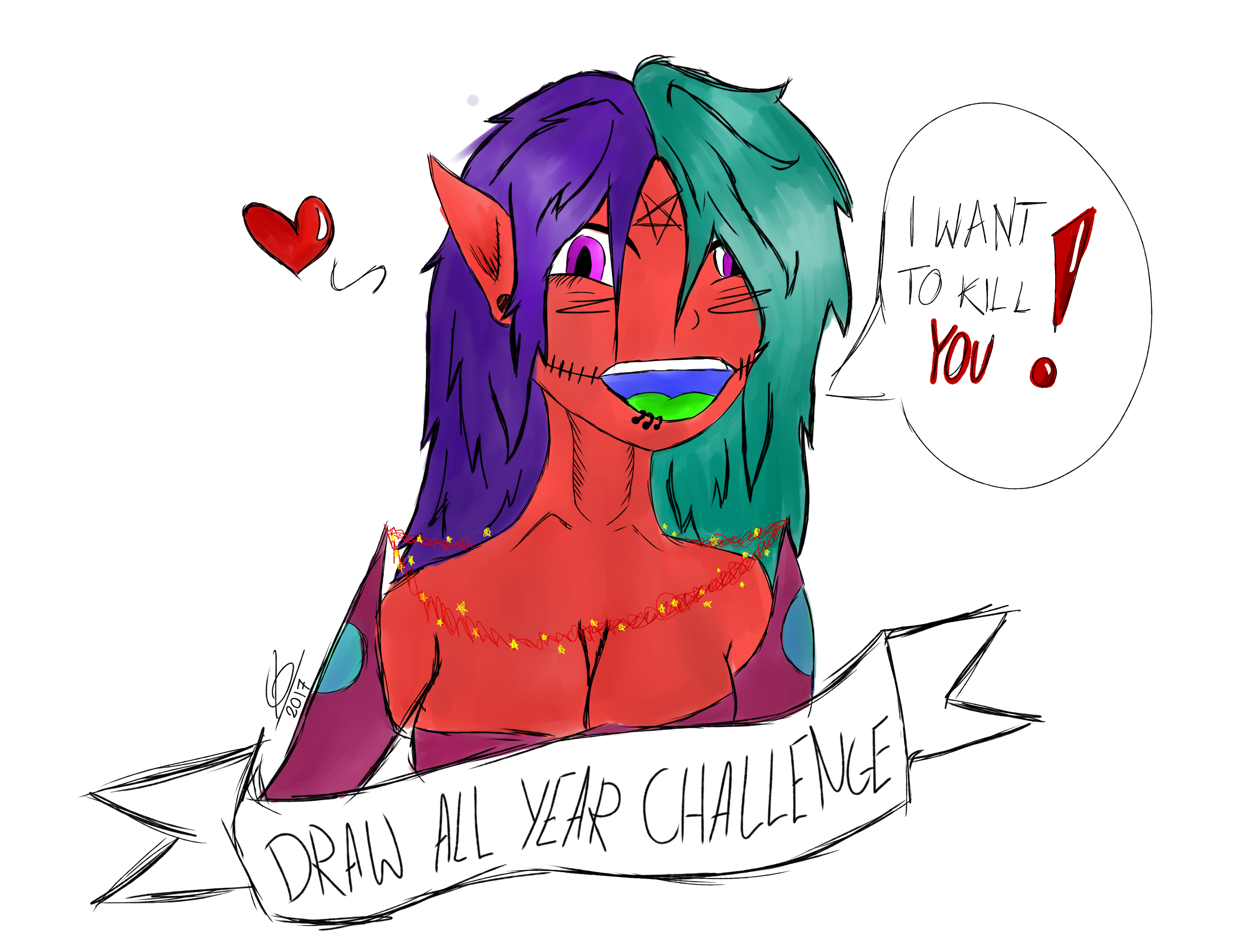 DRAW ALL YEAR CHALLENGE [DAY 1]