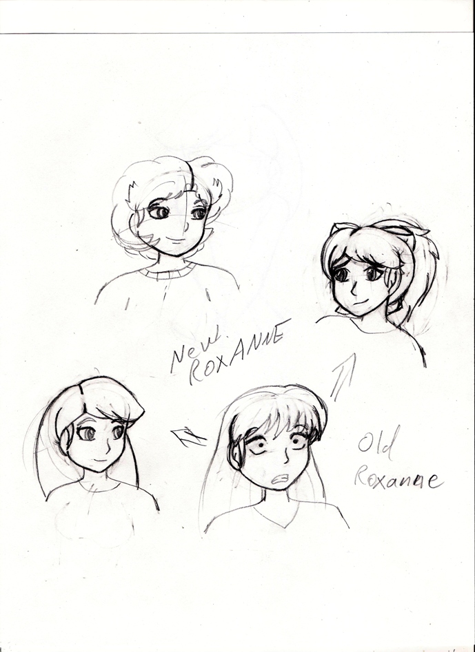 New Roxanne Look sketches