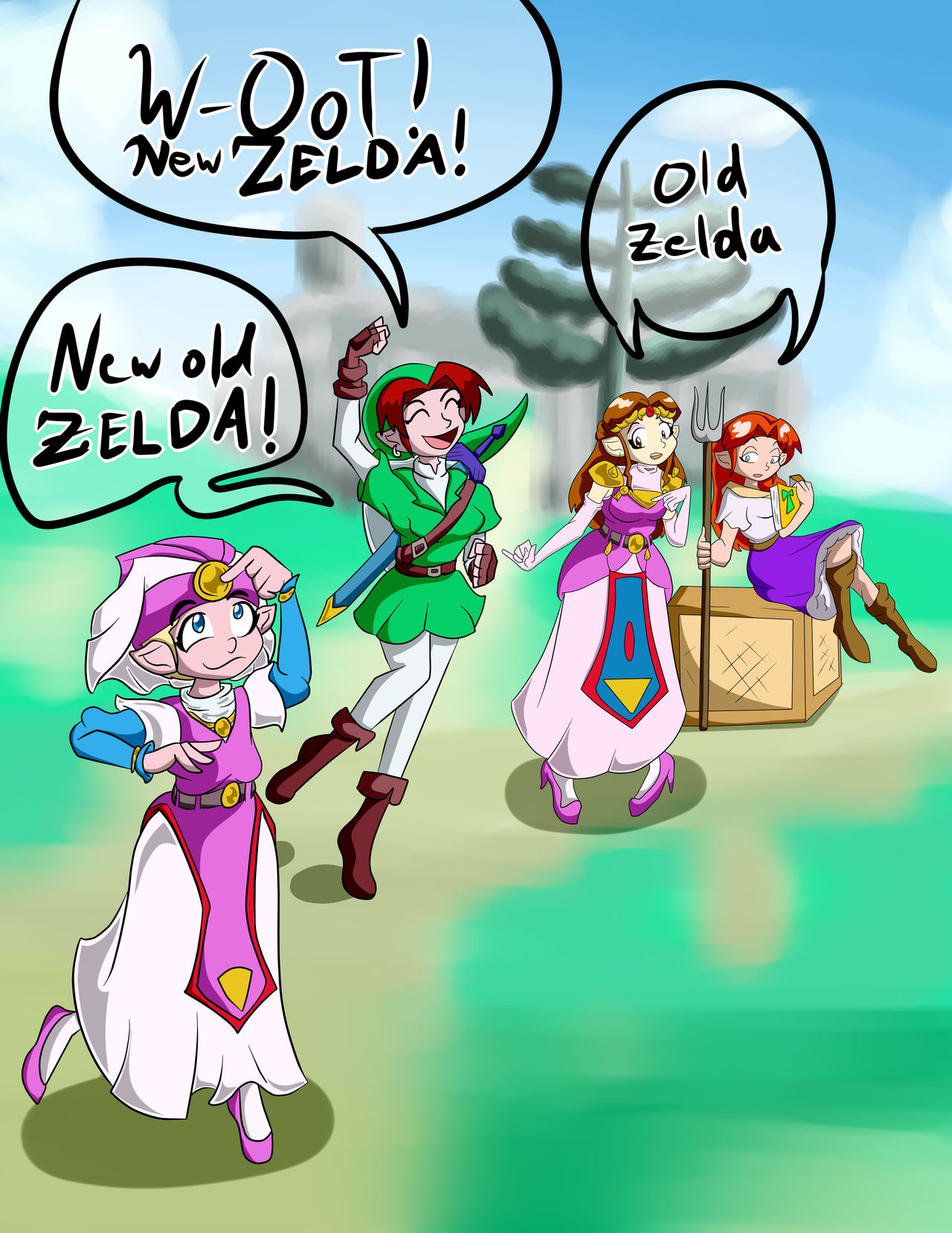 Wotch/Zelda fanart