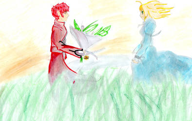 Fate stay night Saber and Shirou in avalon