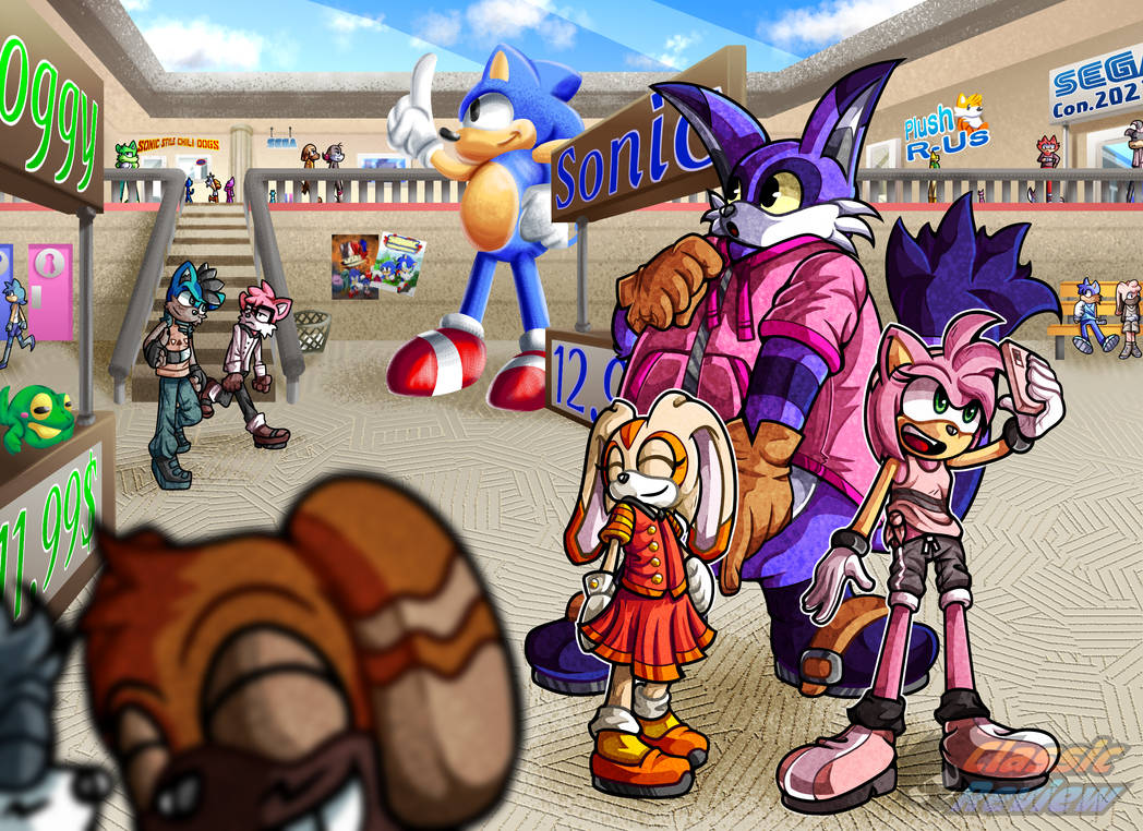 Team Rose at a Sega Convention by ClassicReview on DeviantArt