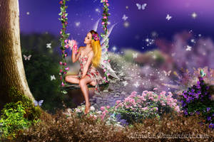 Wild Rose Faery 1 by Alimera