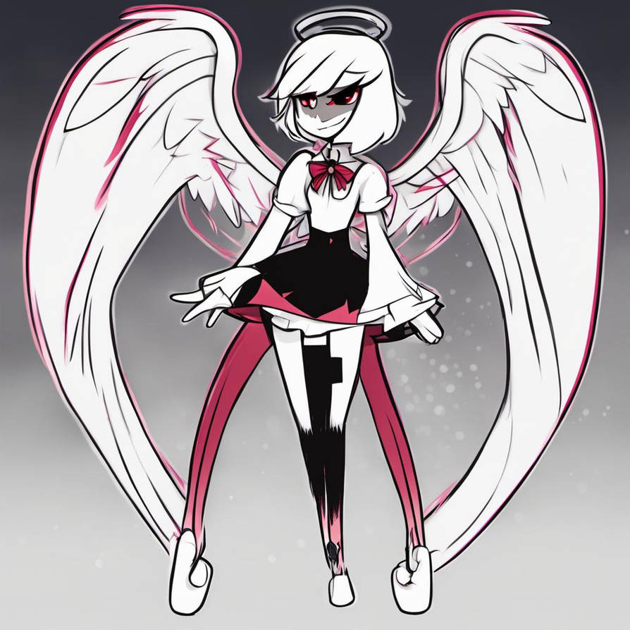 Hazbin Hotel Angel Oc by LeseRatte44 on DeviantArt