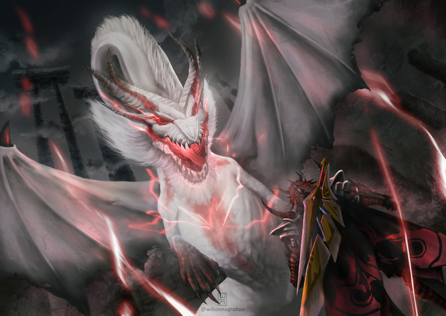 White Fatalis by artespoir on DeviantArt