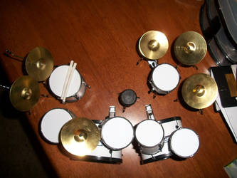 Jimmys drum set: mini replica