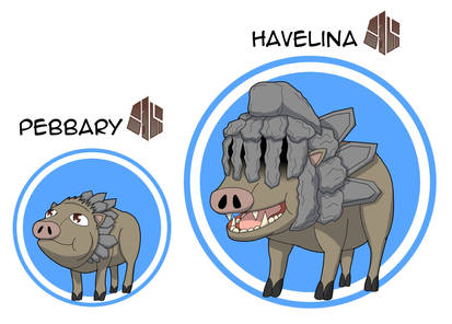 Pebbary and Havelina