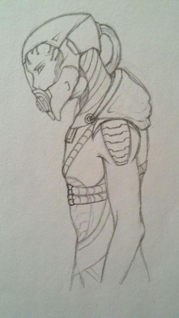 Quandarius Deviantart Male Quarian by faithlessrouge on DeviantArt