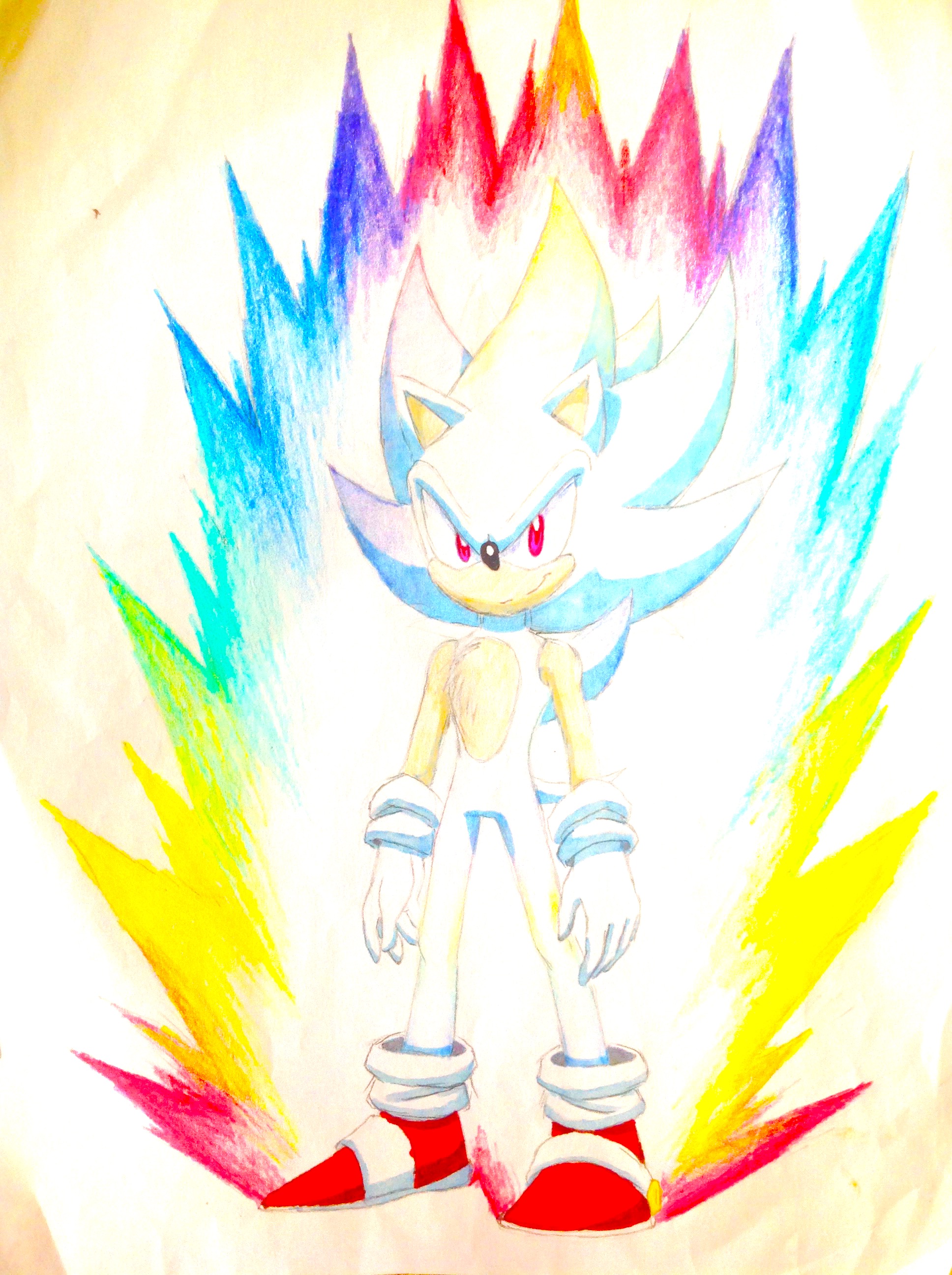 HYPER SONIC 🥶 #hypersonic #hypershadow #sonicthehedgehog