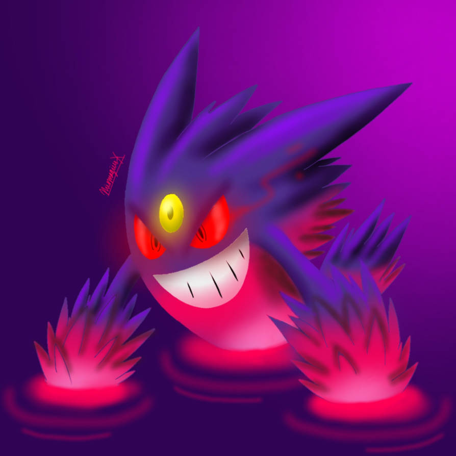 Mega Gengar By MilesMXGT On DeviantArt mega-gengar-by-milesmxgt-on-deviantart