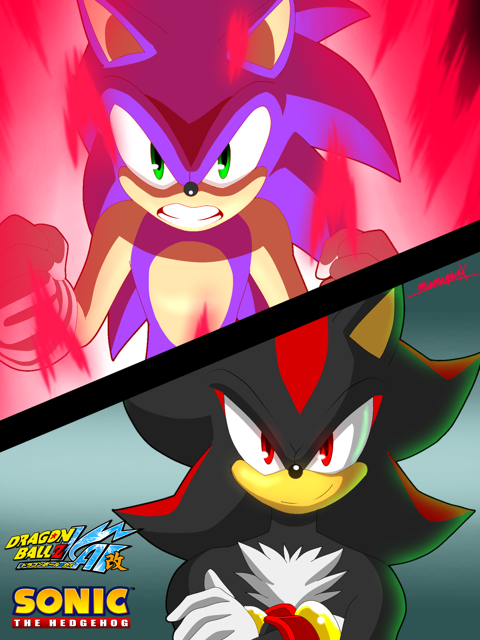 Super Sonic w/Chaos Emeralds by DARTIKEM on DeviantArt