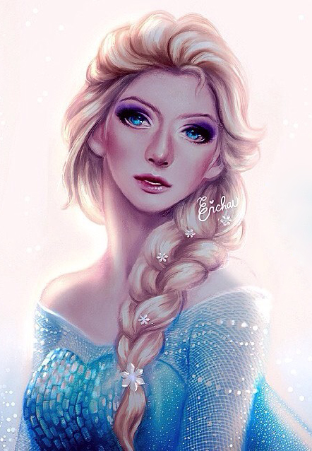 Elsa Portrait by enmoire on DeviantArt