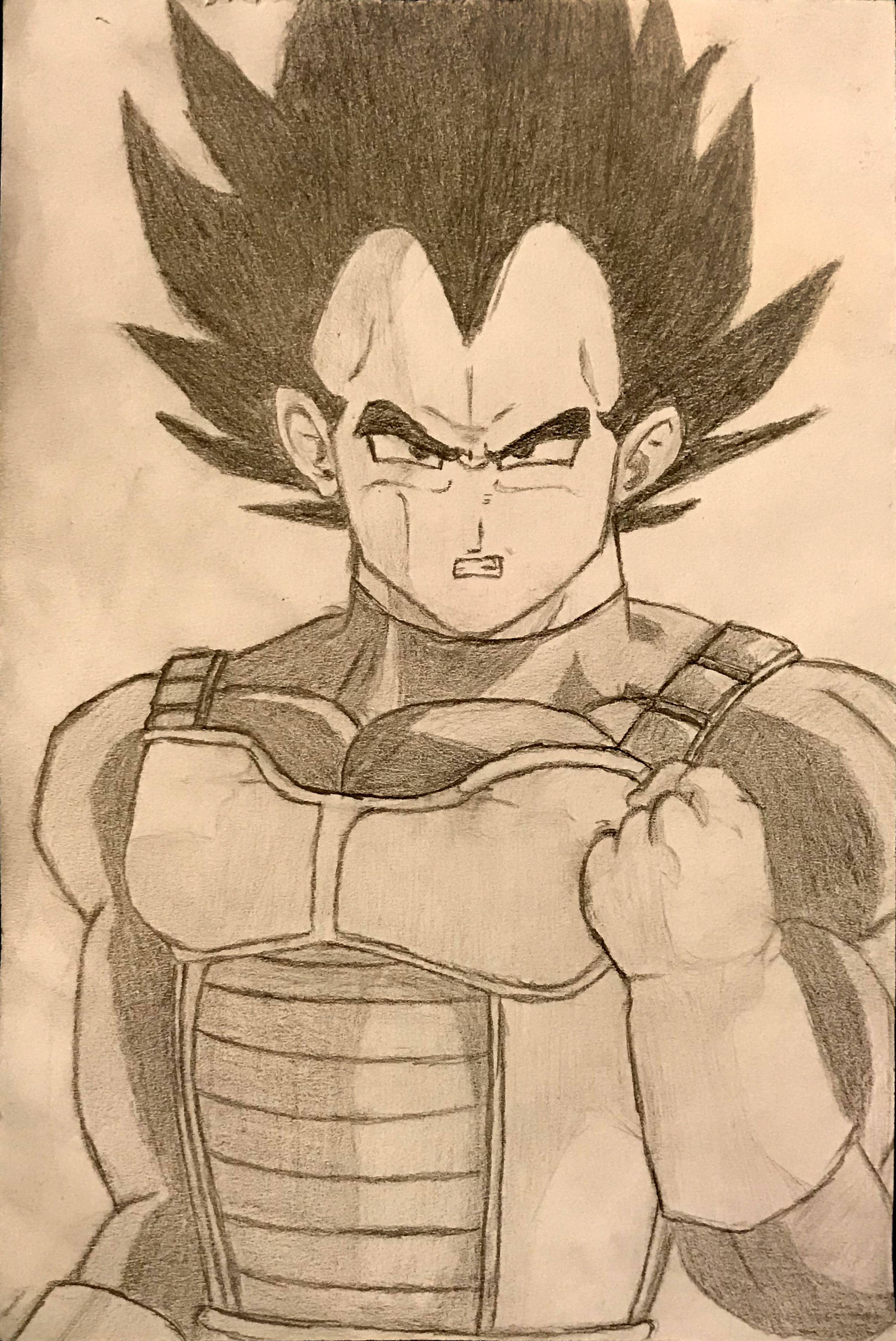 Dragon Ball Z - Vegeta Sketch by SlotheriuS on DeviantArt