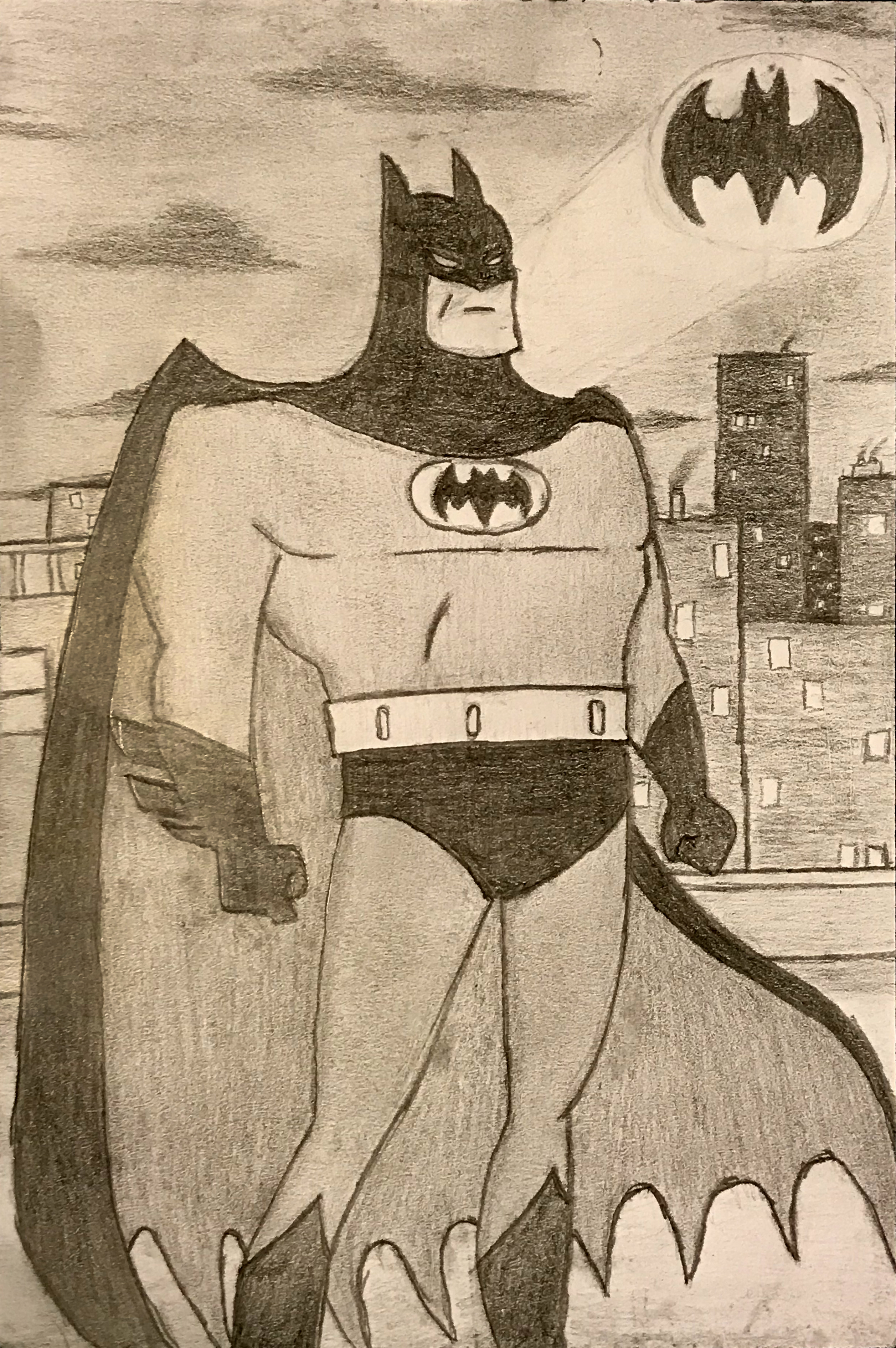 Batman: The Animated Series Batman - Drawing by HeroofTime123 on DeviantArt