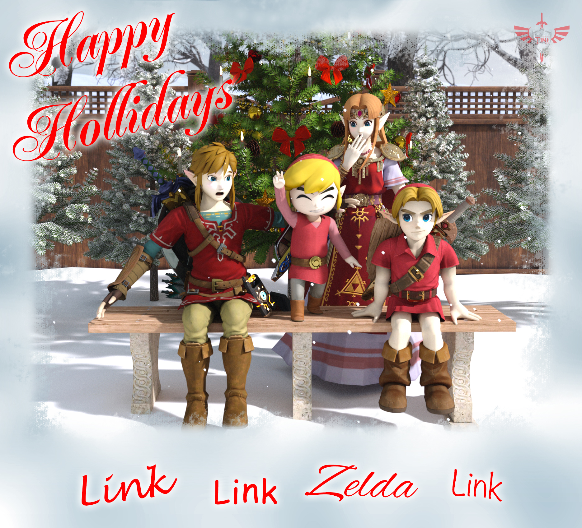 Zelda's Letter Christmas Card by Manveri-10 on DeviantArt