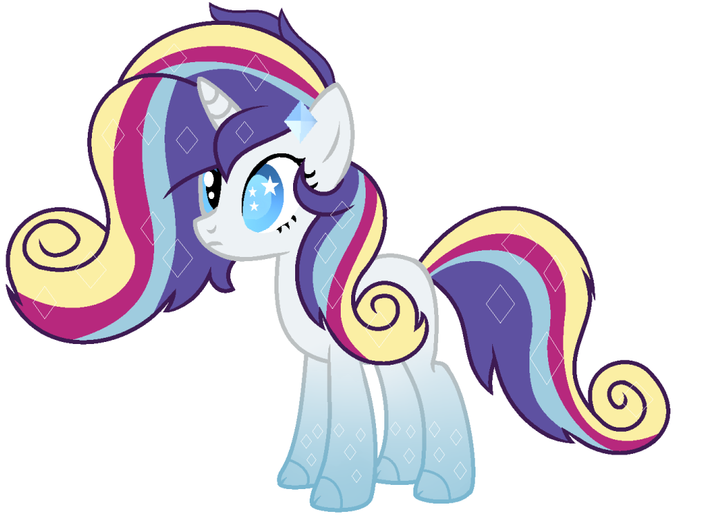 MLP Commision (1/3) : Rarity redisign by LightningSparkle95 on DeviantArt