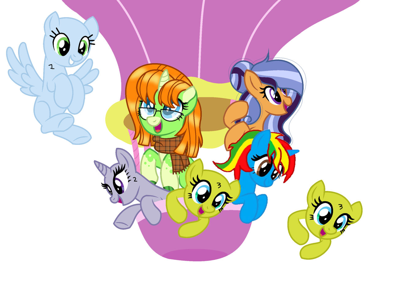 MLP collab (not mine) by LightningSparkle95 on DeviantArt