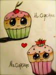 mr. and ms. cupcake by badmickis