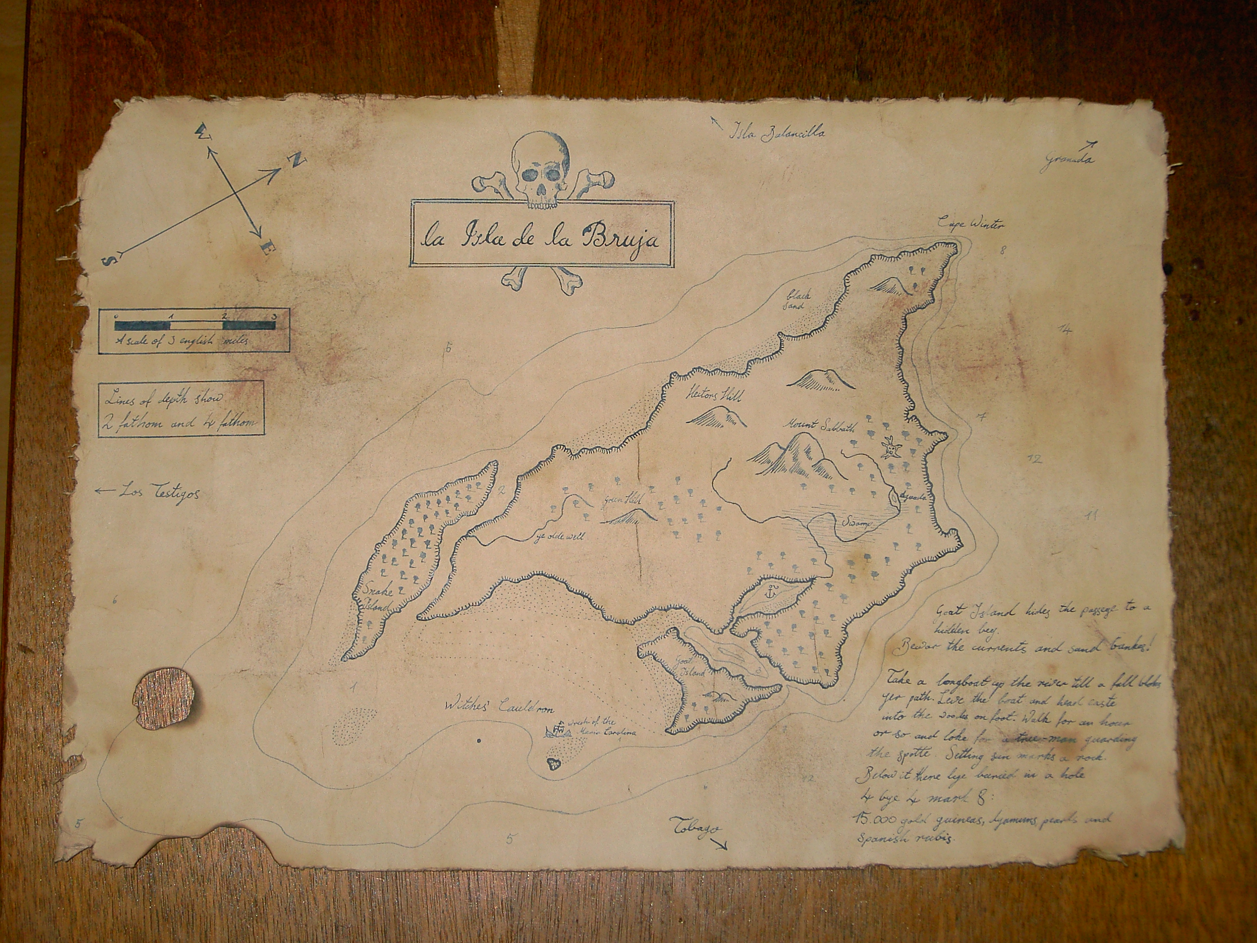 The Treasure Map of Captain Vane