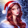 Fantasy Santa Maiden - AI CREATION