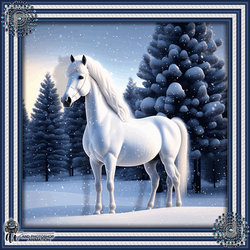 FX Winter White Stallion - ANIMATED