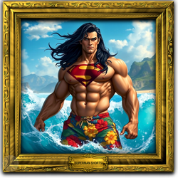 Superman Shorts - Framed