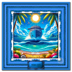 Paradise Cruise - Framed