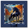 The Black Unicorn - Framed