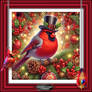 Holiday Classy Cardinal - Framed