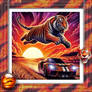 Wild Power In Motion - Framed