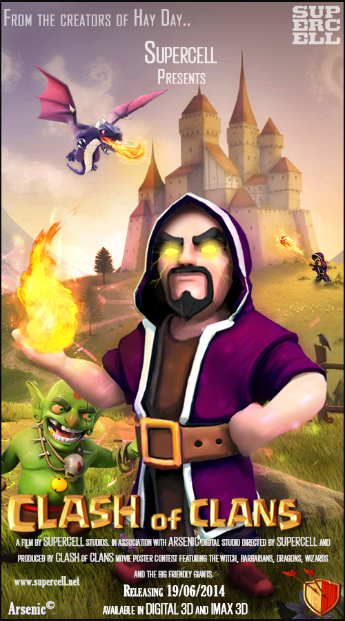 Clash of Clans Movie Poster #1 by Arsenic212 on DeviantArt