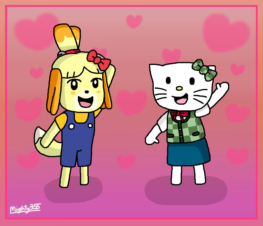 Isabelle and Hello Kitty by MSlash67-Production on DeviantArt