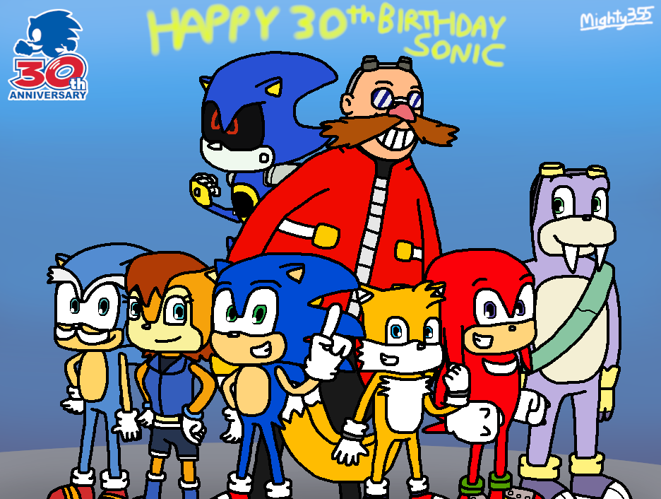 Sonic the Hedgehog 30th Anniversary FanArt by superham064 on Newgrounds