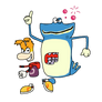 Rayman and Globox (No Background)