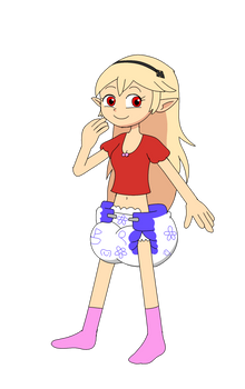 Female Corrin Diaper Pose (By Pepper Color)