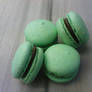 Green macaroons