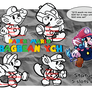 Bagbean YCH | Paper Mario styled (detailed)| OPEN