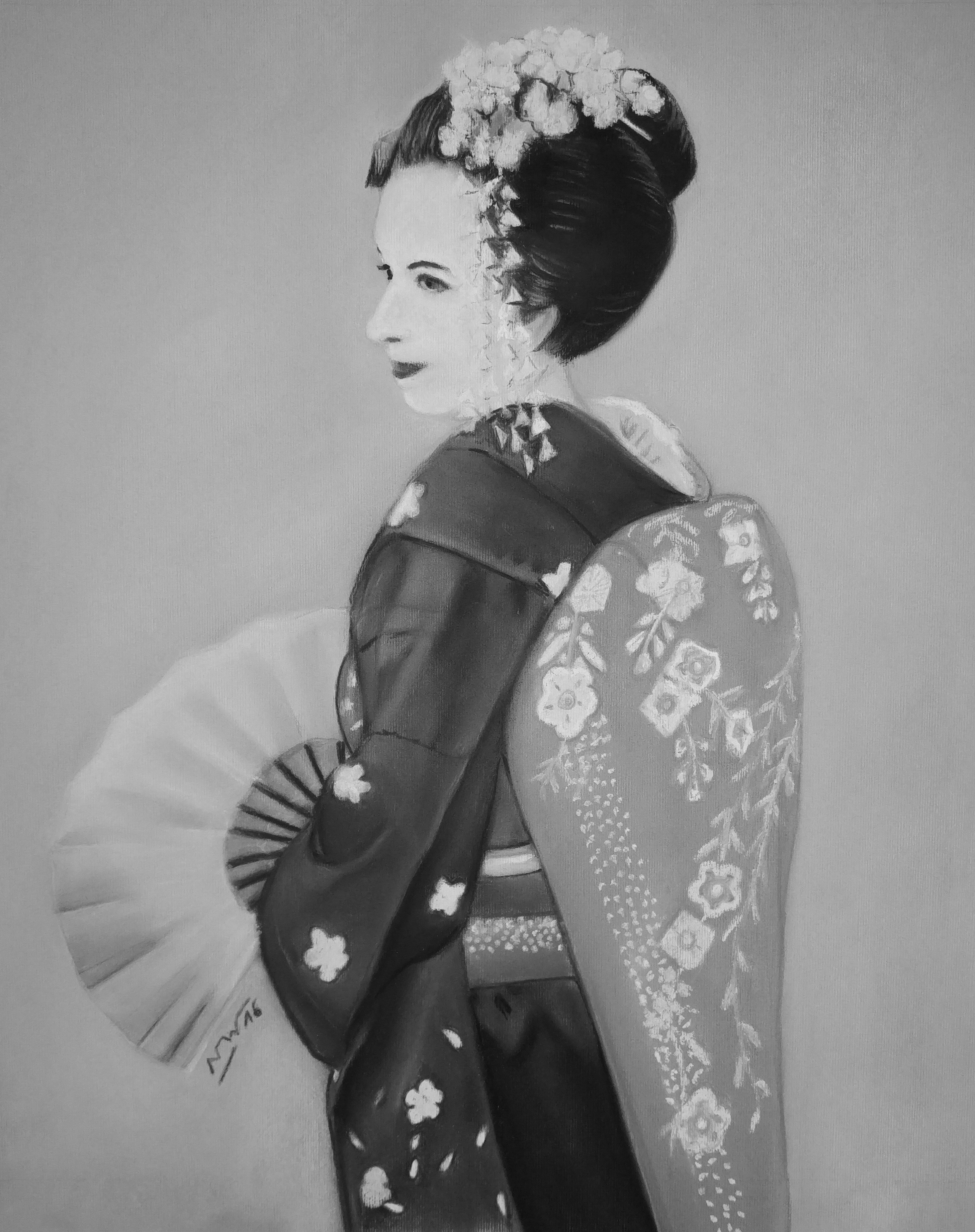 Geisha european - commission for her birthday