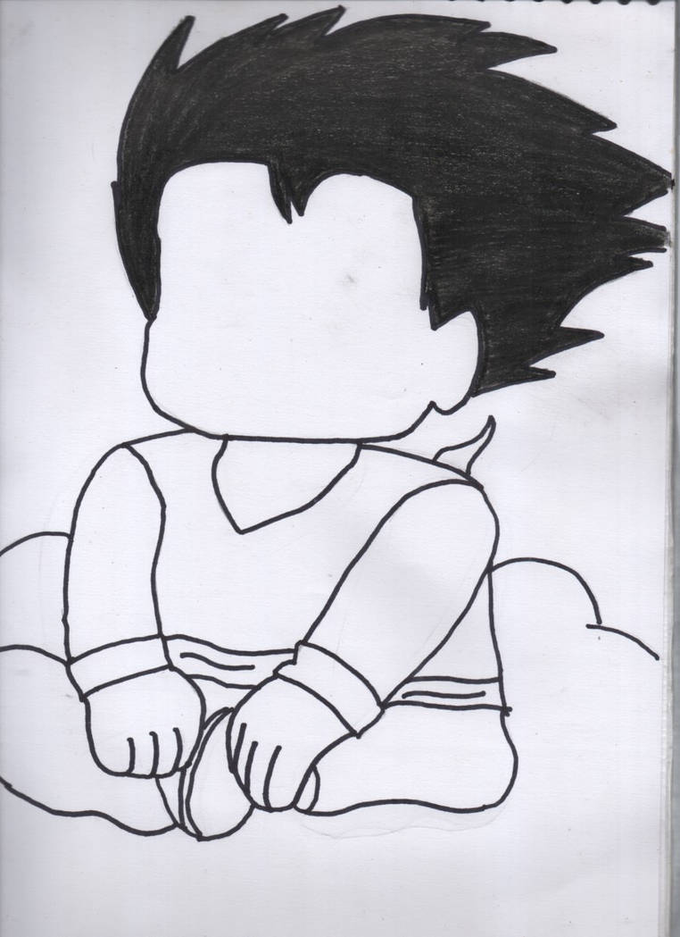 Goku Nino ( Boceto ) by Spotmm1 on DeviantArt