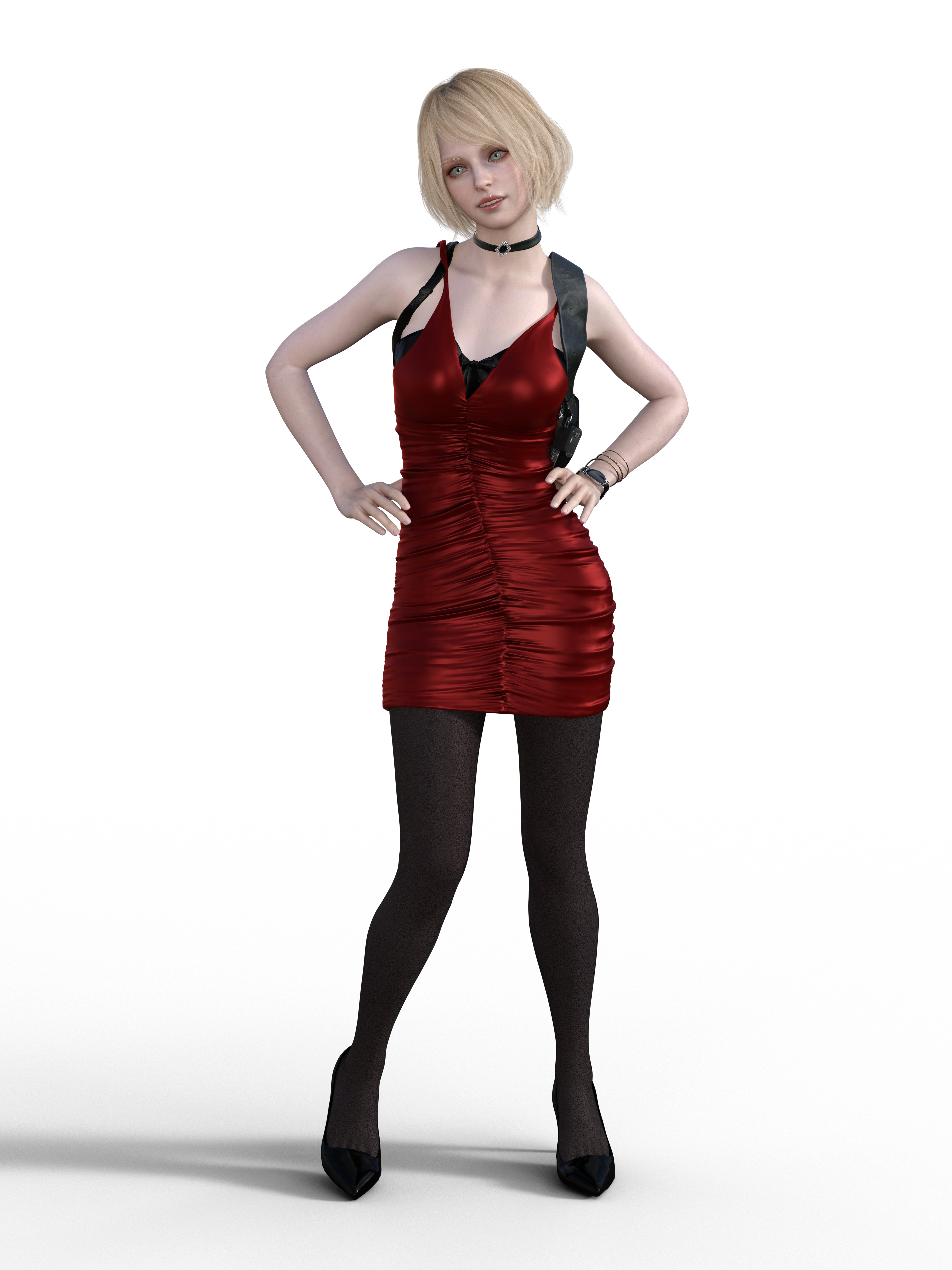 RESIDENT EVIL 4 REMAKE - Ashley Graham Angel Dress by rurrimoon on  DeviantArt