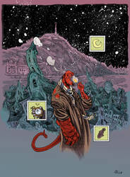 Hellboy in Budapest cover (hungarian publishment)