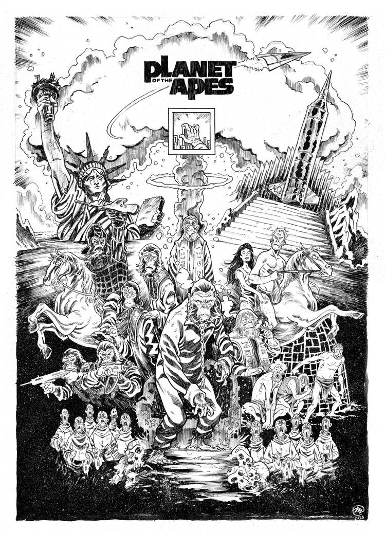 Vorlage: PLANET OF THE APES by marklaszlo666 on DeviantArt PLANET OF THE APES by marklaszlo666 on DeviantArt