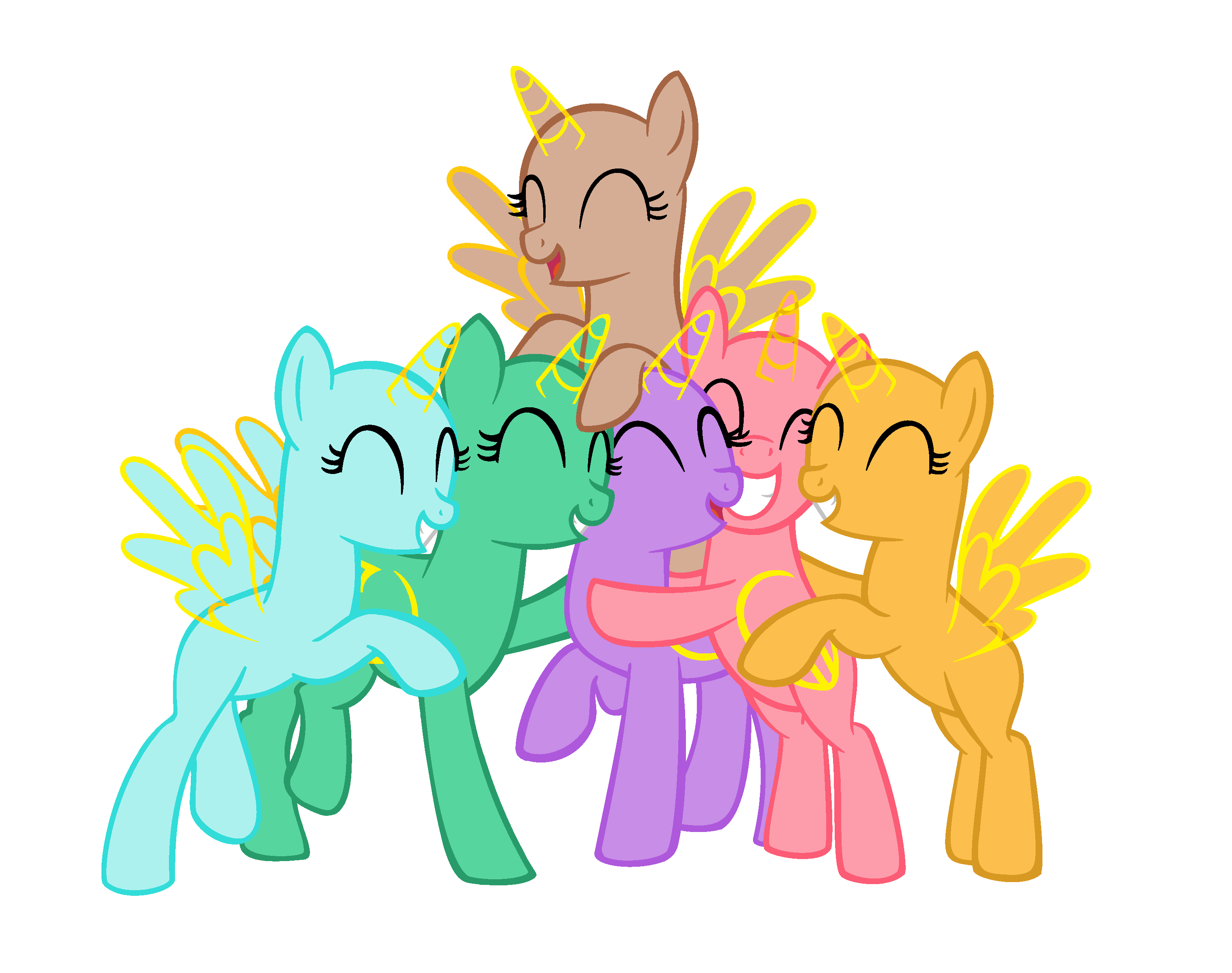group hug! (55) by Amelia-Bases on DeviantArt