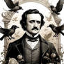 Edgar with bird friends - Tattoo Design