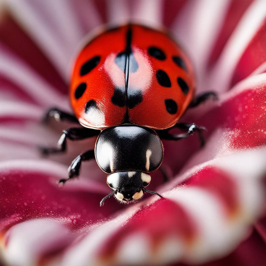Awake Ladybugs Ladybug close up by msmaldesignsai on DeviantArt