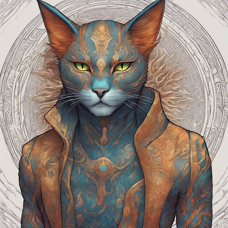Human/Cat Hybrid. by msmaldesignsai on DeviantArt