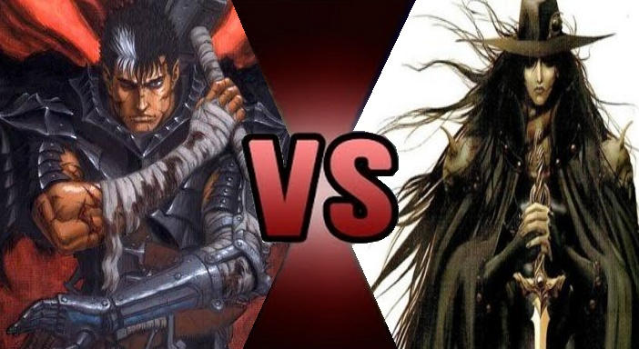 Guts vs. Vampire Hunter D by MadnessAbe