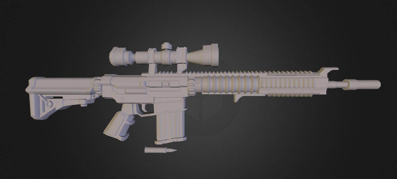 Sr 25 R6 SR25 Sniper Rifle by ZeroBelow00 on DeviantArt