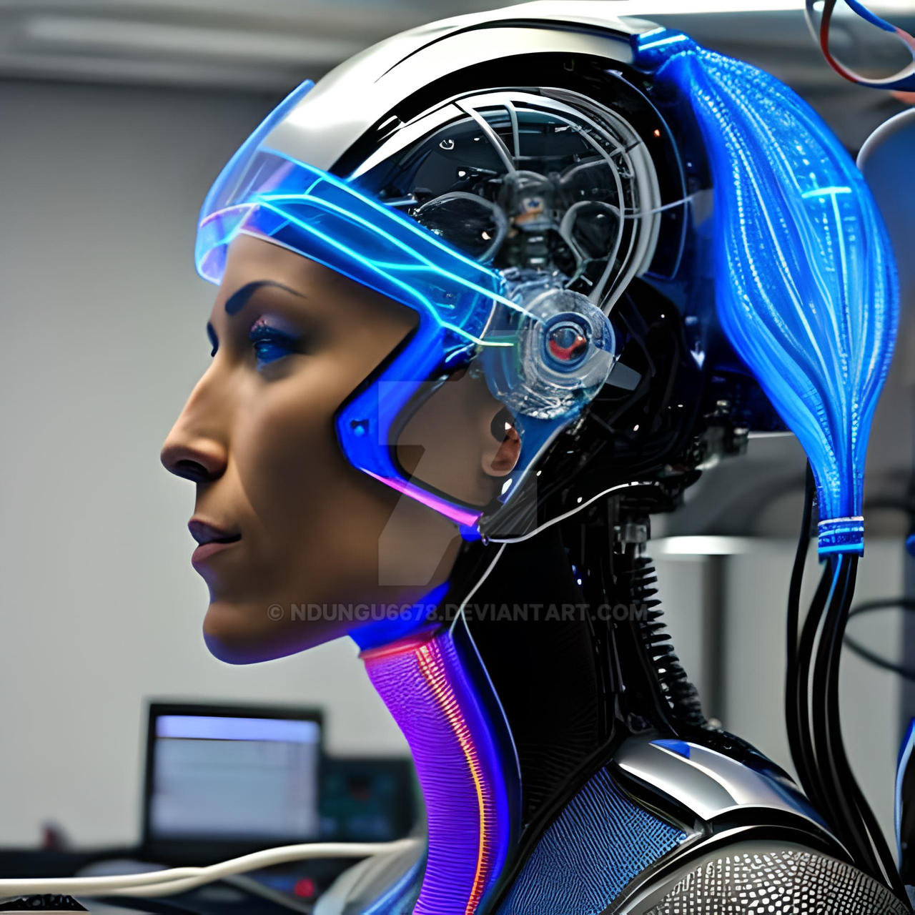 HeliosX Labs AI Female Cyborg (Gen-4)-Programming9 by ndungu6678 on ...